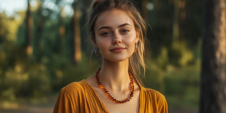 Collier Ambre Femme