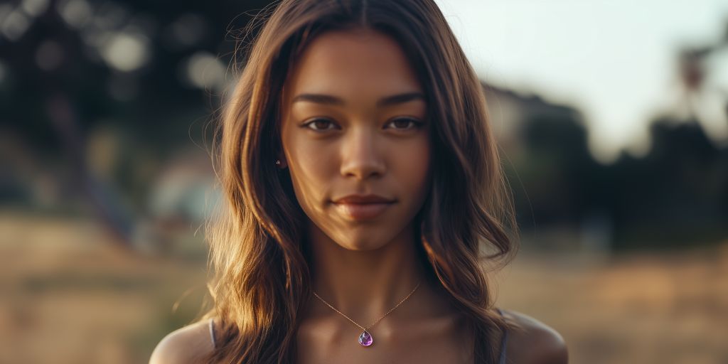 Collier Améthyste Femme