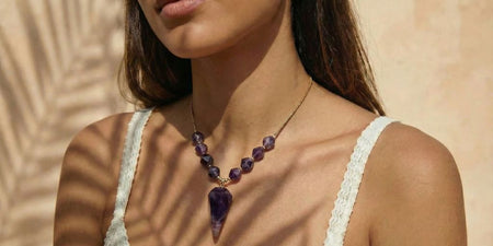 Collier Améthyste Femme