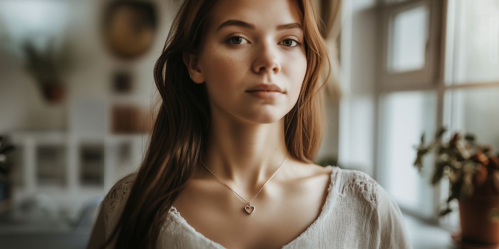 Collier Coeur Femme