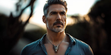 Collier Dragon Homme