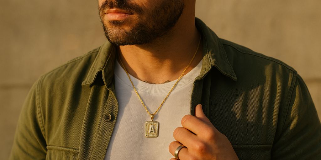 Colliers Initiales pour Homme
