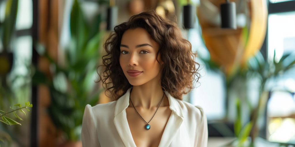 Collier Labradorite Femme