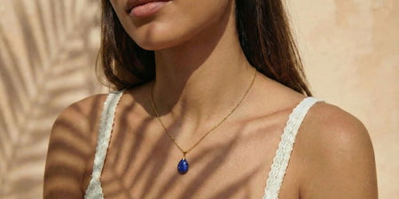 Collier Lapis-Lazuli Femme