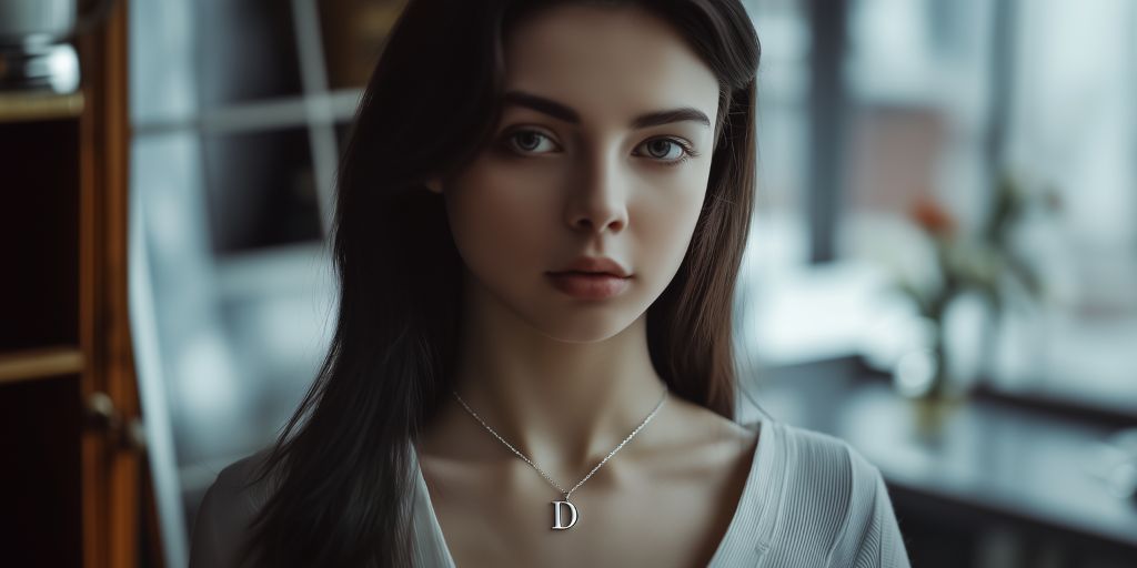 Collier Lettre Femme