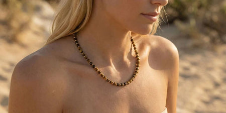 Collier Oeil de Tigre Femme
