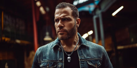 Collier Tête de Mort Homme