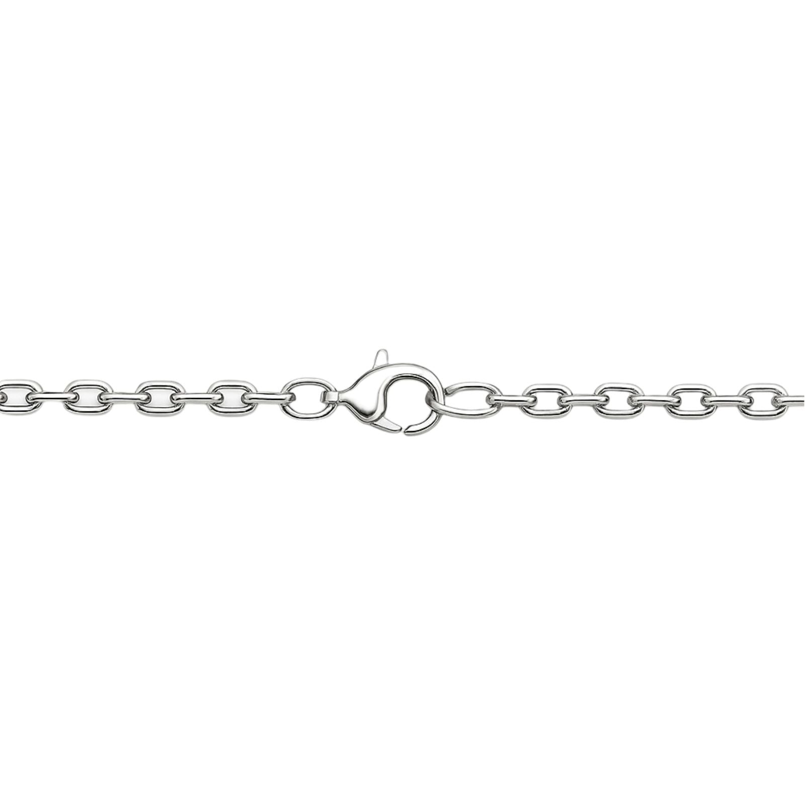 Collier unisexe Vierge Marie, chaîne forçat et pendentif ovale religieux, acier inoxydable