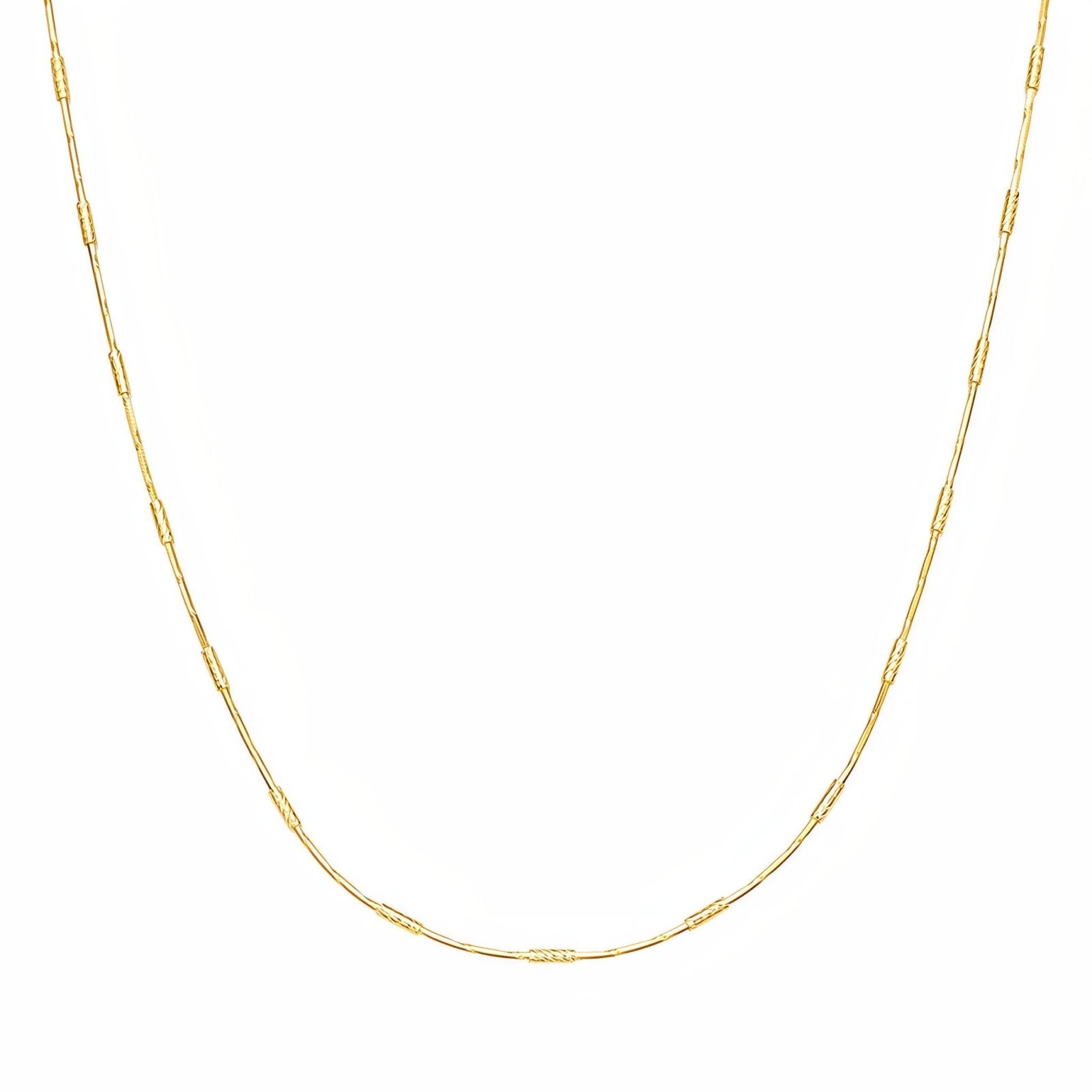 Chaîne fine minimaliste, en argent massif 925, taille réglable, modèle Payton