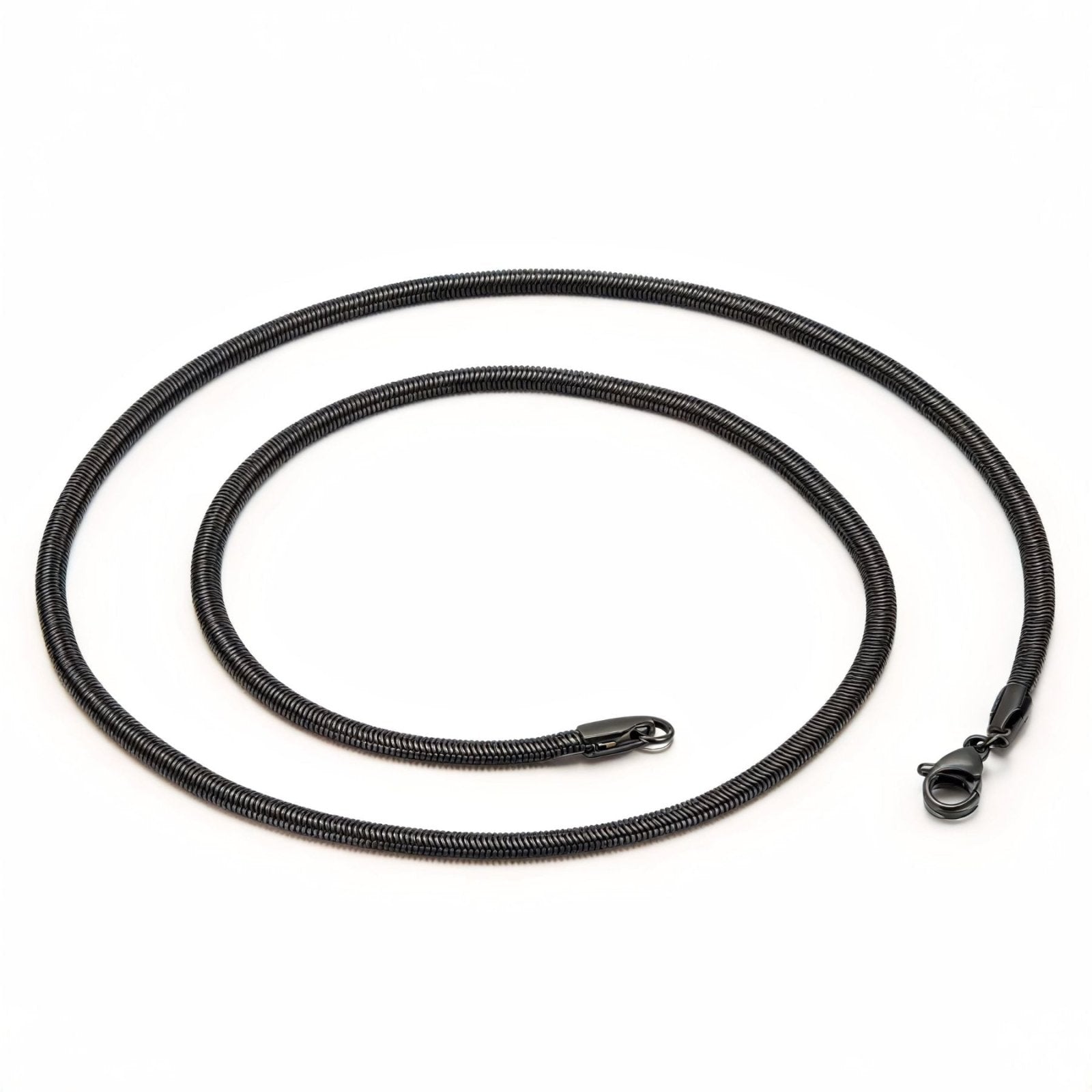 Chaine serpent 3 mm en acier inoxydable, modèle Serkan