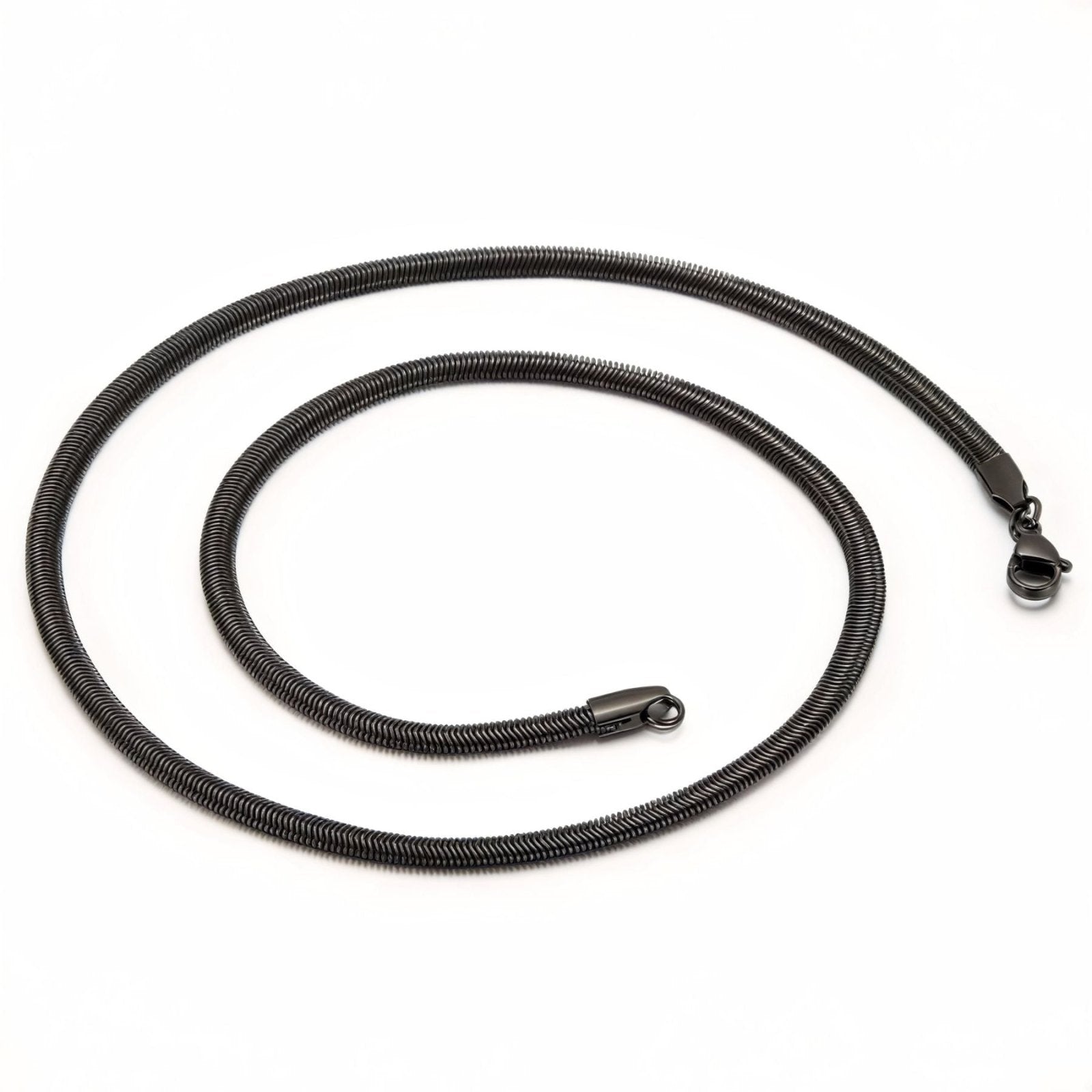 Chaine serpent 4 mm en acier inoxydable, modèle Serkan