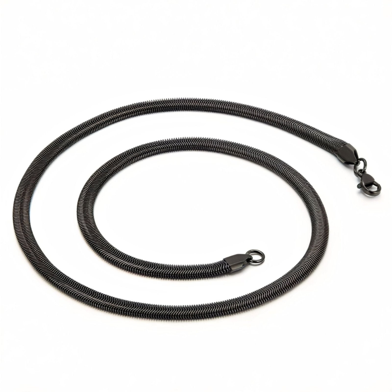 Chaine serpent 5 mm en acier inoxydable, modèle Serkan