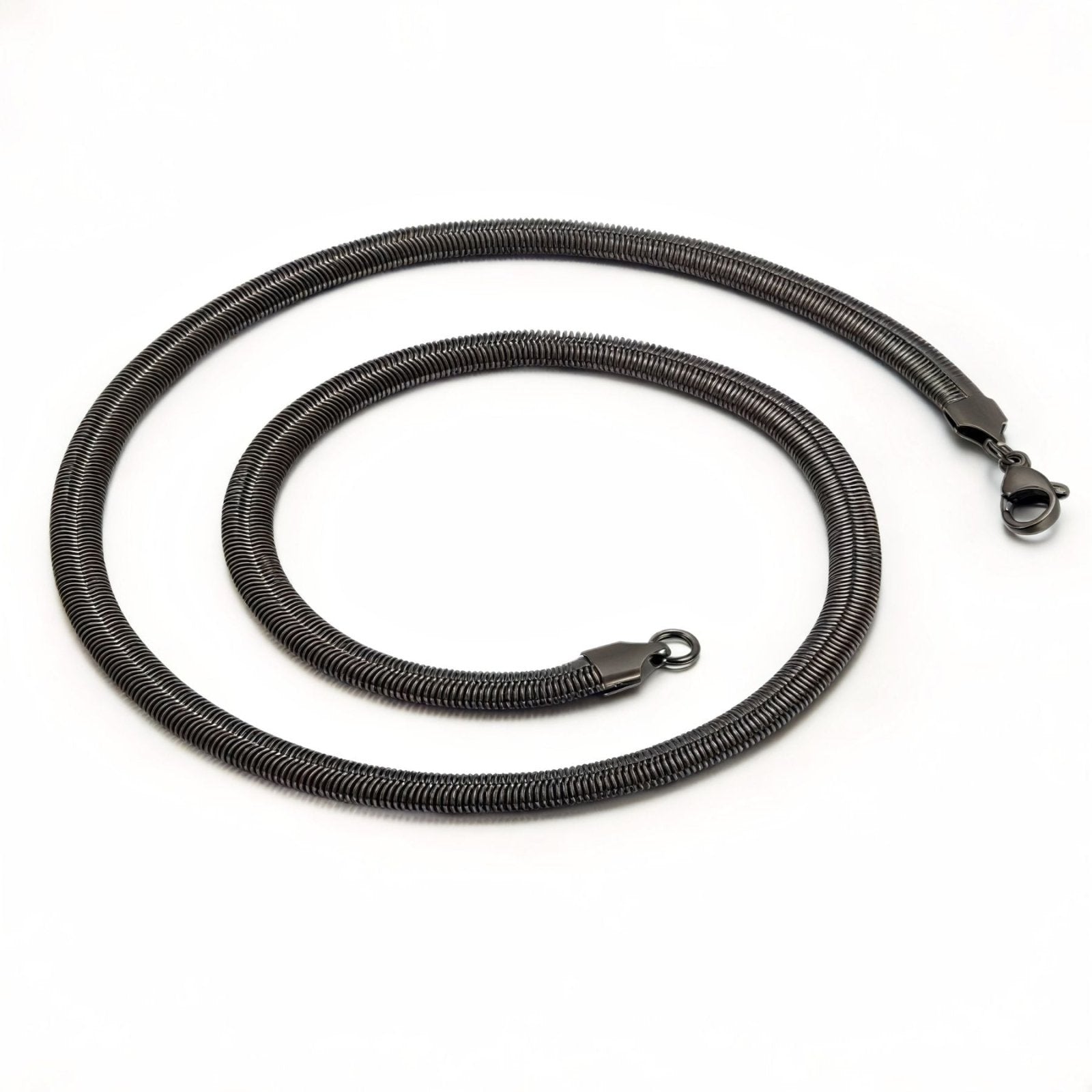 Chaine serpent 6 mm en acier inoxydable, modèle Serkan