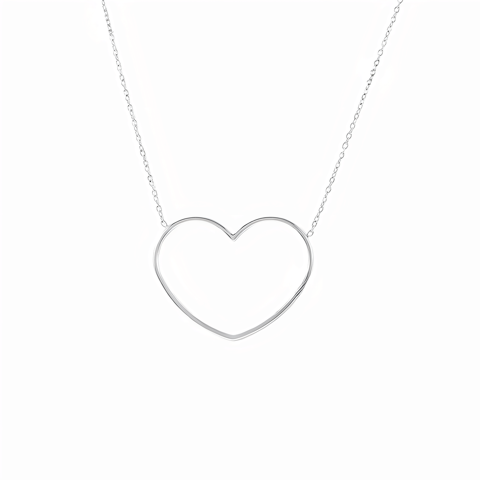 Collier cœur doré minimaliste, bijou élégant en acier inoxydable, modèle Moor