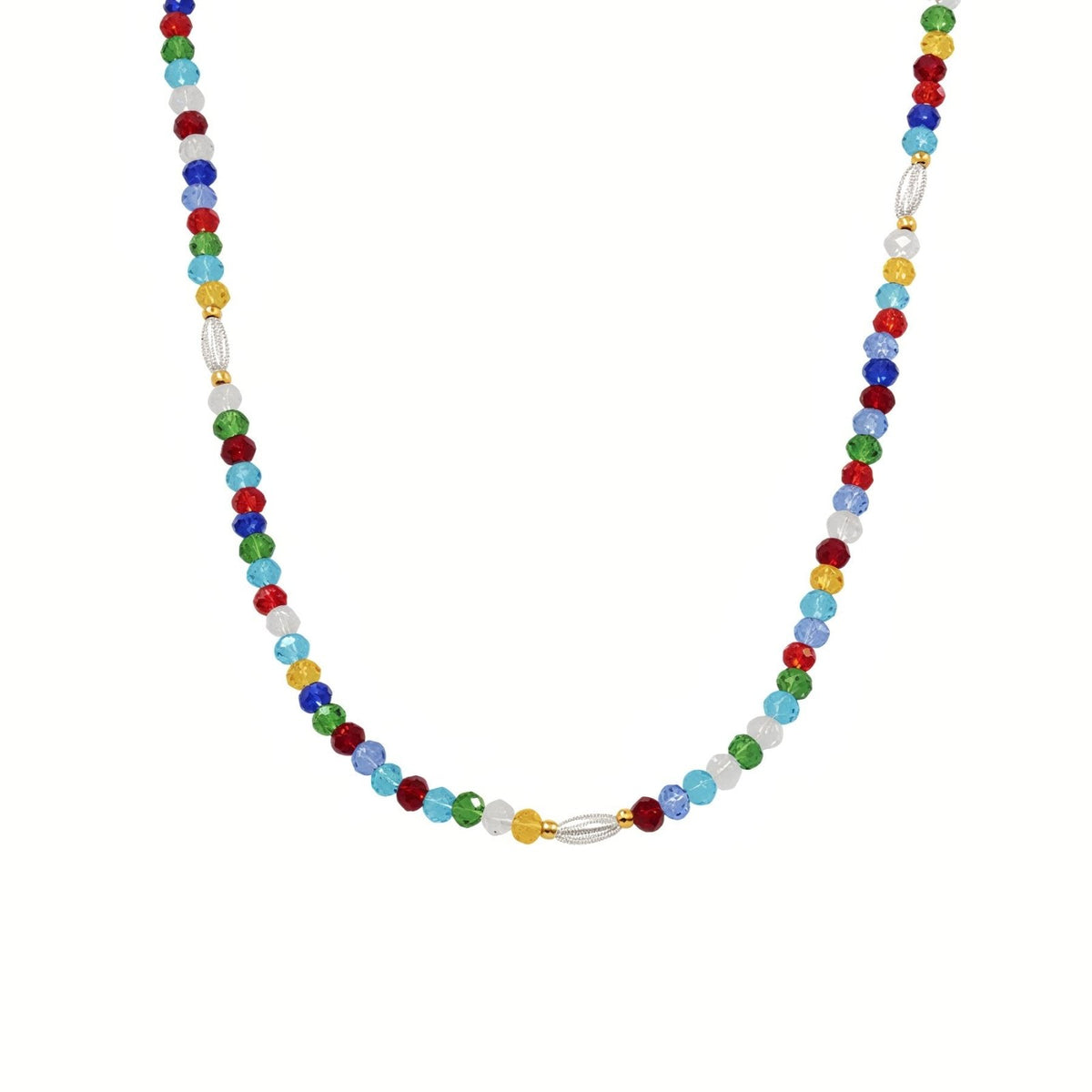 Collier Long En Perles Synthétiques Grises - état Impeccable, Parfait Pour Un Look élégant