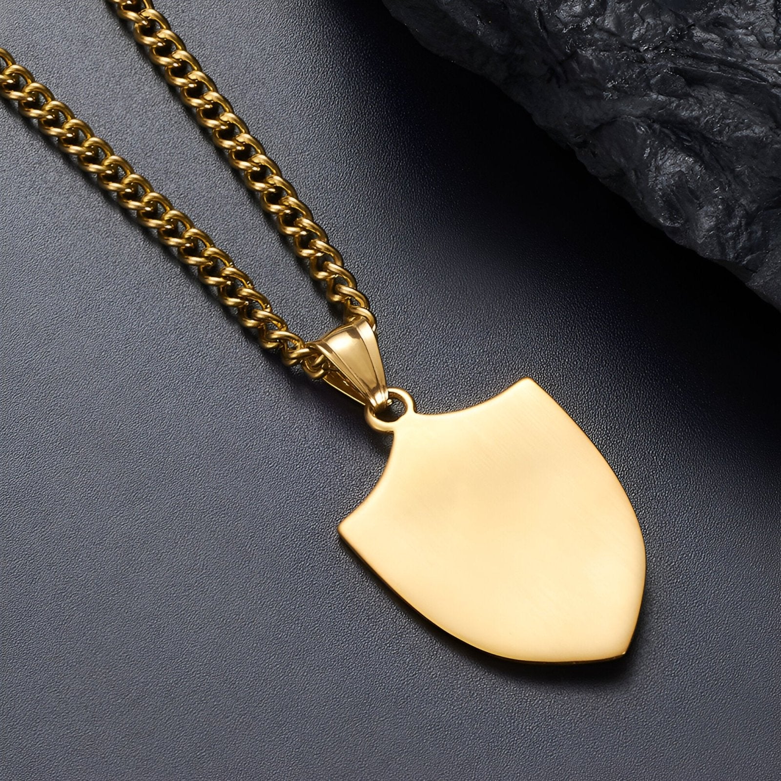 Collier homme religieux, pendentif archange Saint - Michael, acier inoxydable, modèle Sanctus
