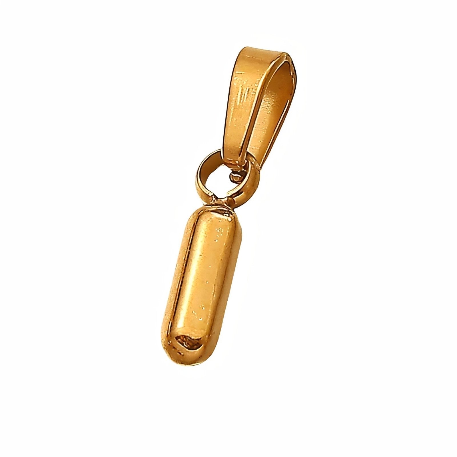 Collier initiale, acier inoxydable, pendentif lettre plaqué or, modèle Nina