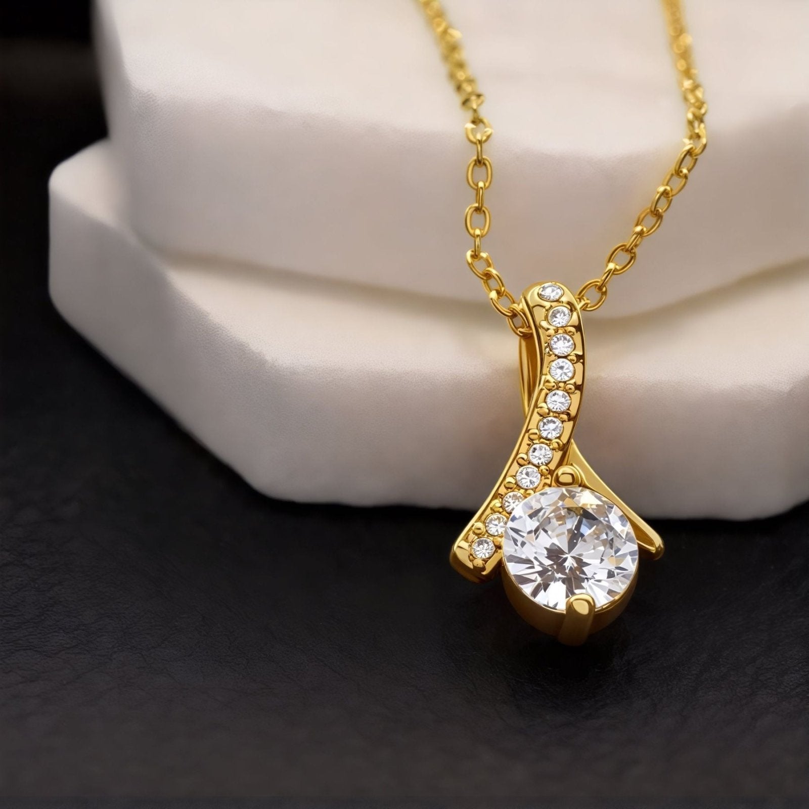 Collier pendentif en argent 925, zircons scintillants et maille forçat, style moderne pour femme, modèle Élena