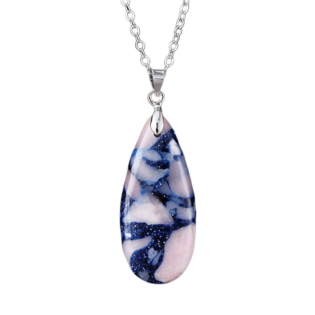 Pendentif Goutte En Lapis Lazuli - Pierre Naturelle Bleue - Neuf Avec étiquette