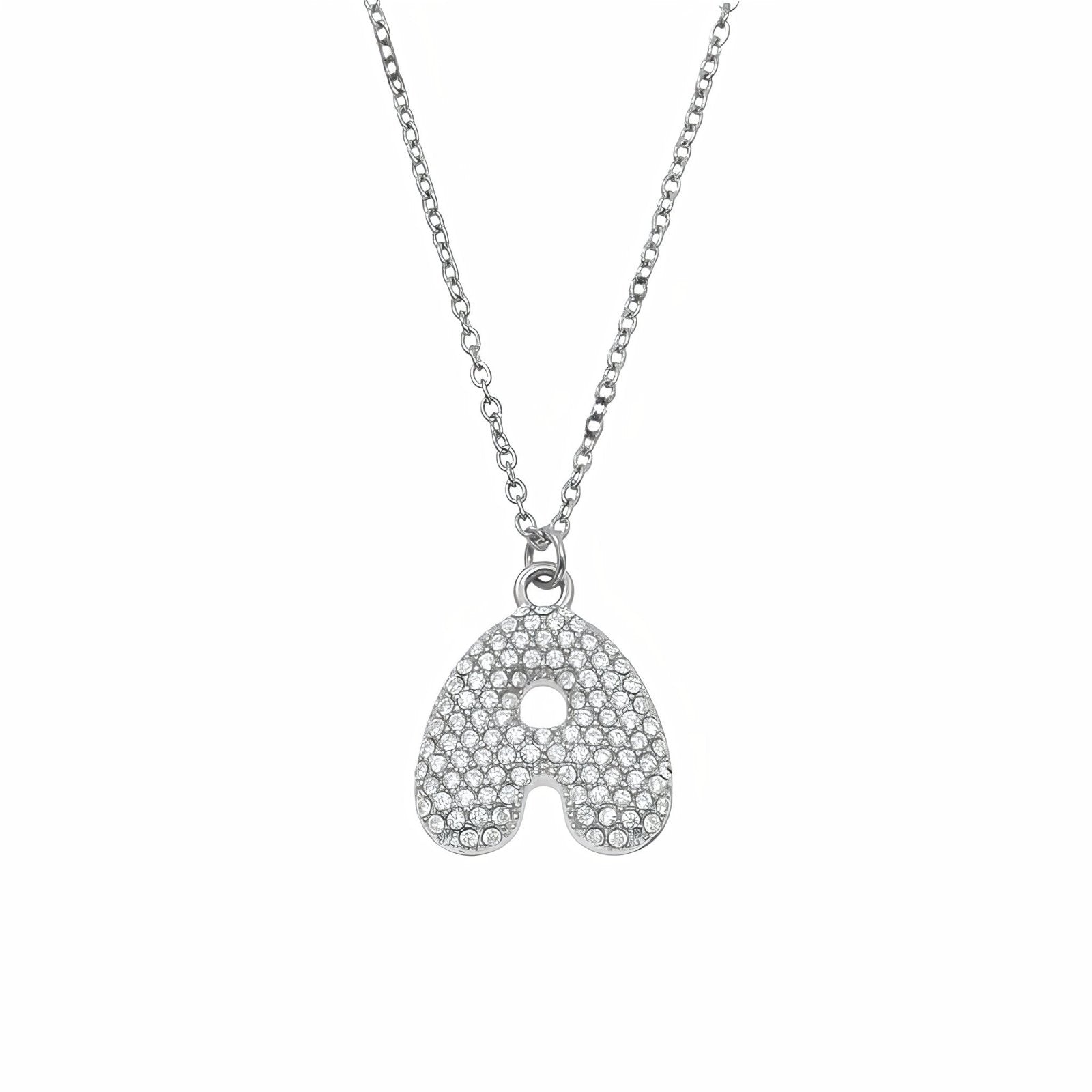 Collier pendentif lettre, acier inoxydable, bijou tendance initiale, modèle Paris