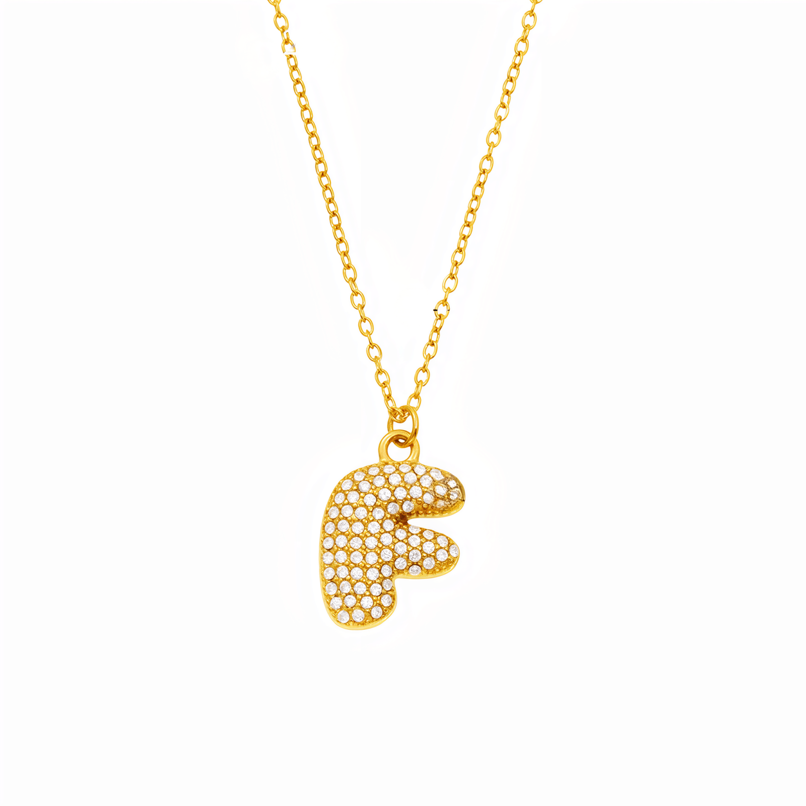 Collier pendentif lettre, plaqué or, bijou tendance initiale, modèle Paris