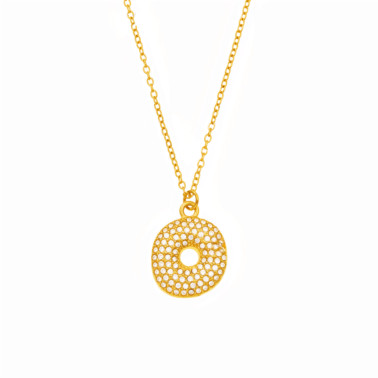 Collier pendentif lettre, plaqué or, bijou tendance initiale, modèle Paris