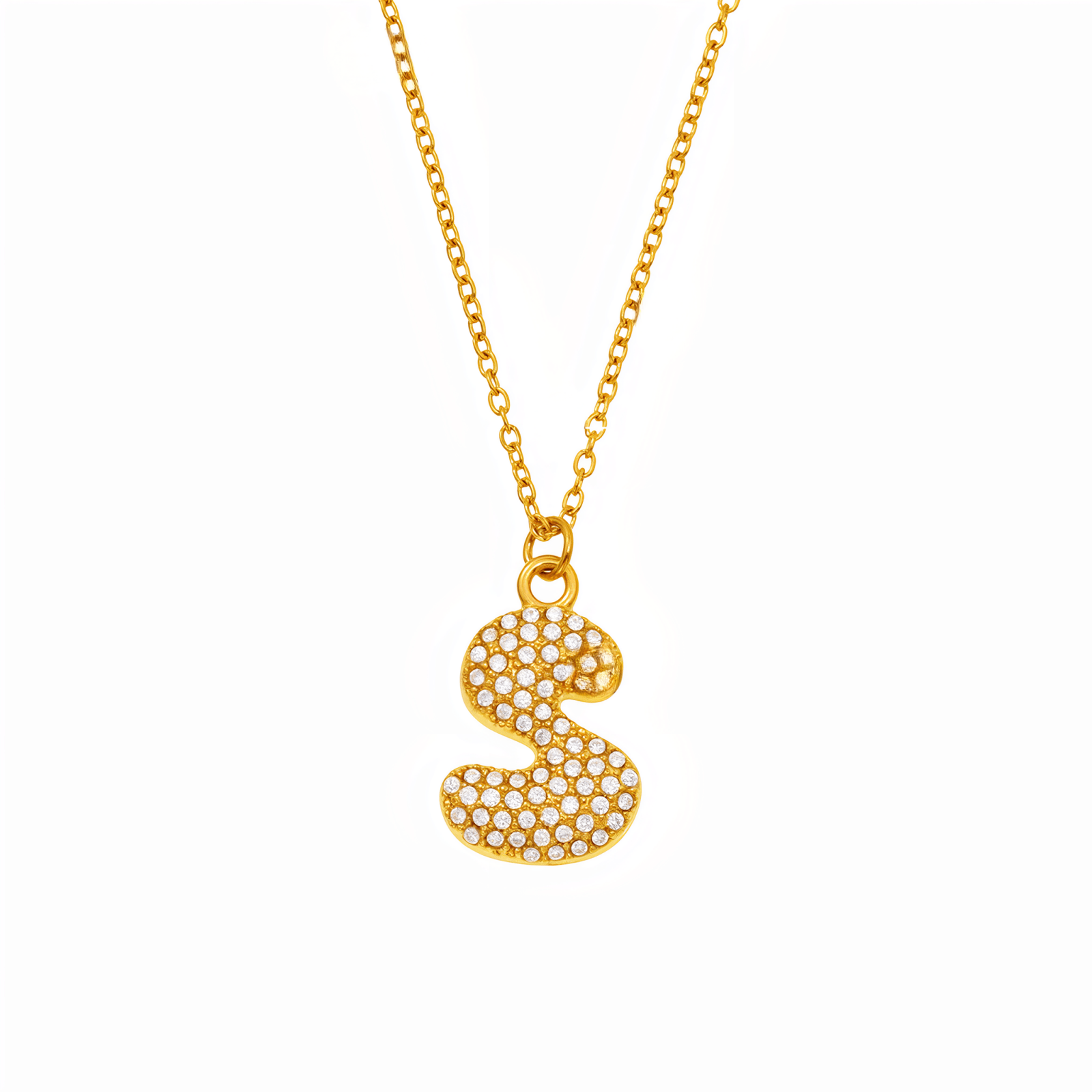 Collier pendentif lettre, plaqué or, bijou tendance initiale, modèle Paris