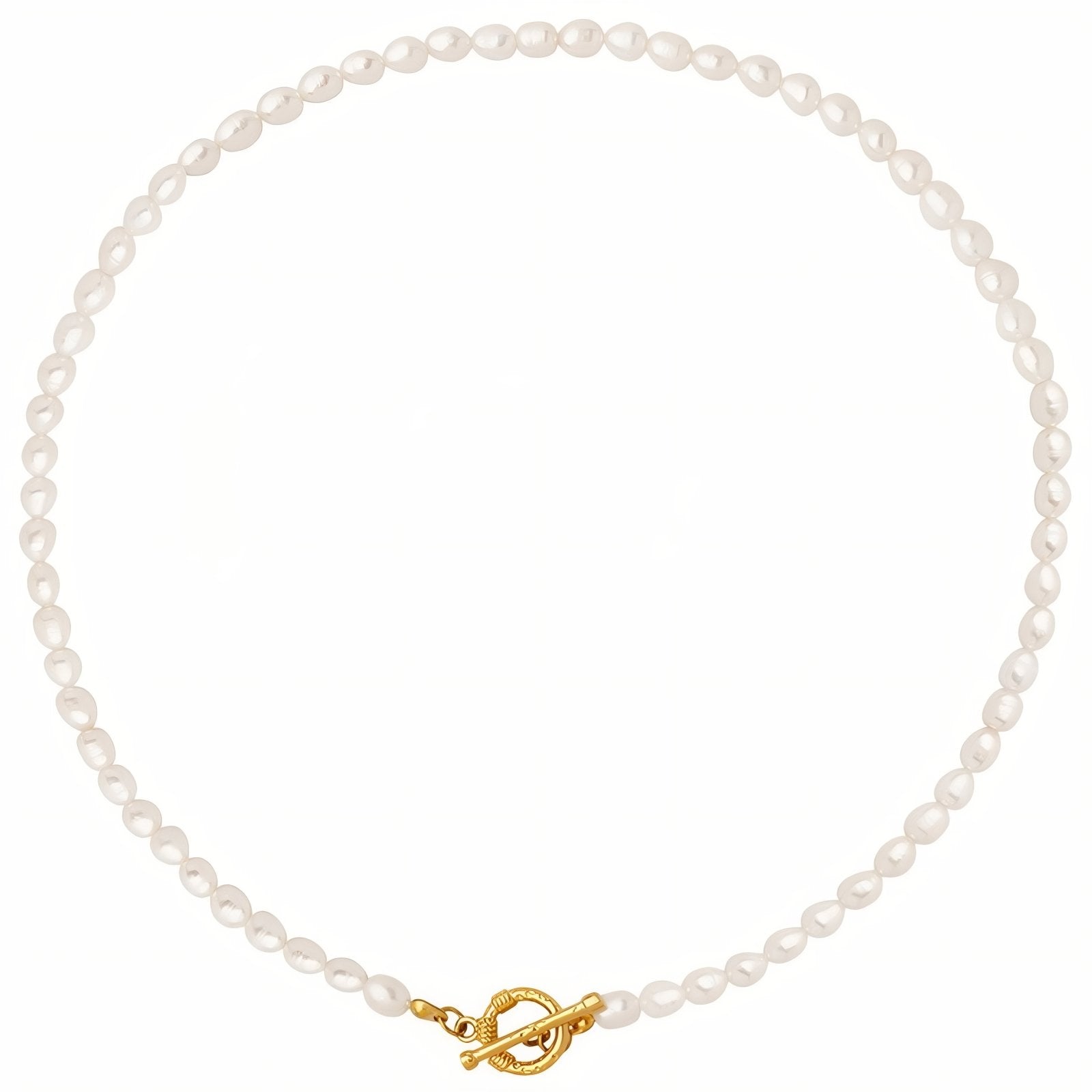 Collier ras - du - cou baroque pour femme, en perles d’eau douce , style vintage