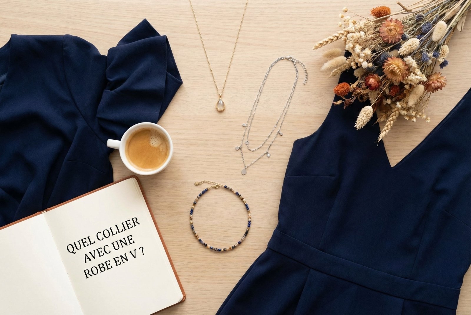 Quel collier avec une robe en V ? 5 idées pour sublimer votre décolleté - La Boutique Du Collier