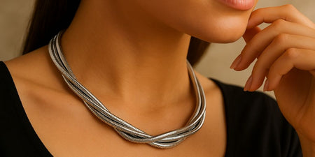 Colliers en Acier Inoxydable pour Femme