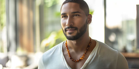 Collier Ambre Homme