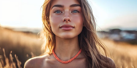 Collier Corail Femme