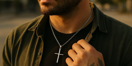 Colliers Croix pour Homme