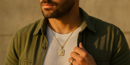 Colliers Initiales pour Homme