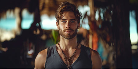 Collier Macramé Homme