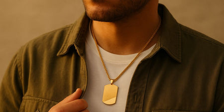 Colliers Plaque Militaire pour Homme