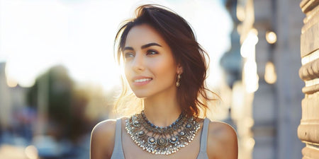 Collier Plastron Femme
