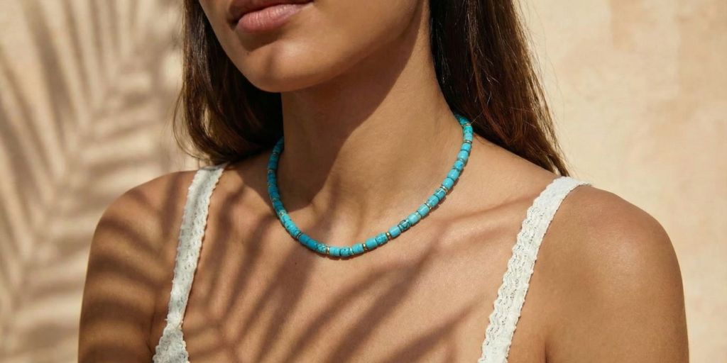 Collier Turquoise Femme