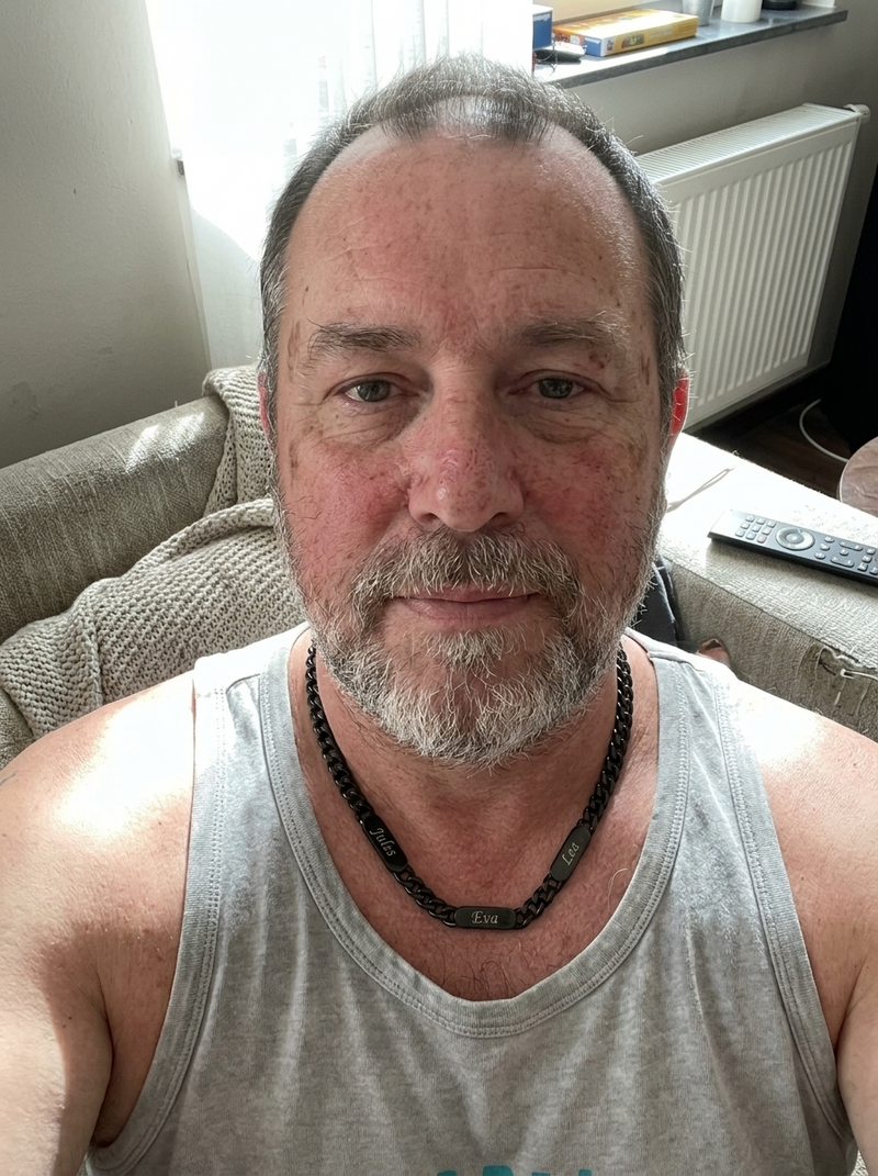 Customer wearing the necklace