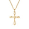 Collier croix infini pour femme, en argent 925, style minimaliste