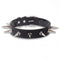 Collier punk unisexe en cuir, style gothique, design original et tendance