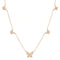 Collier papillon pour femme, en argent 925, avec zircon, finition dorée élégante