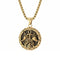 Collar Anubis con cruz Ankh para hombre, de acero inoxidable, inspirado en el antiguo Egipto