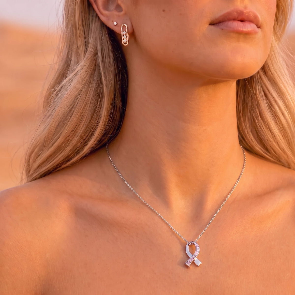 Collier nœud croisé pour femme, en argent 925, style minimaliste