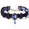 Collier ras de cou gothique victorien pour femme, en dentelle, avec cristal intégré