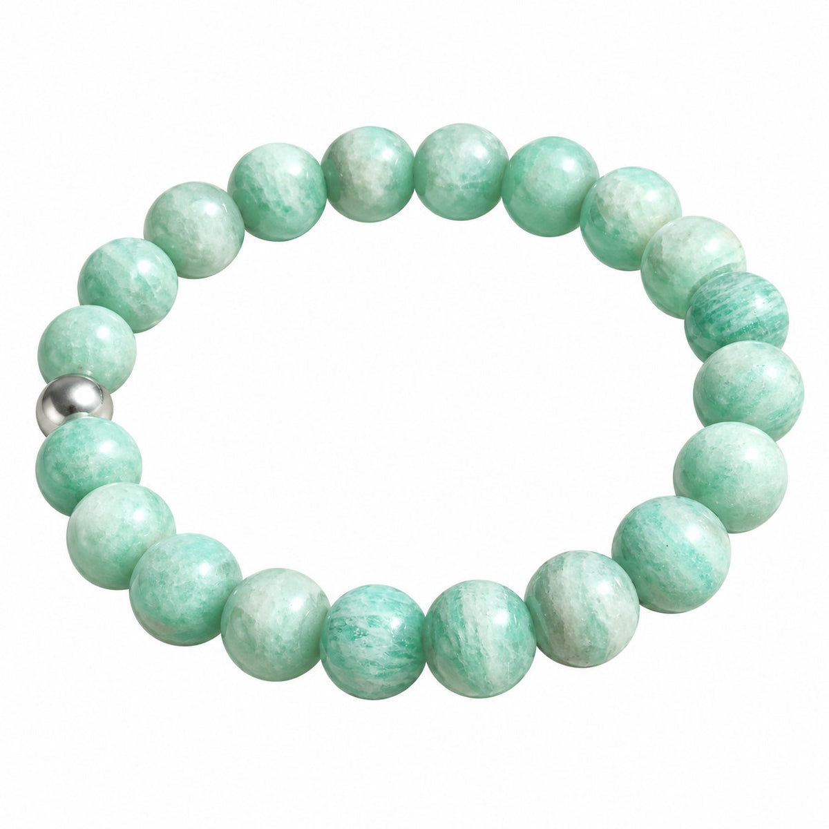 Amazélys armband van amazoniet, symbool van harmonie en sereniteit