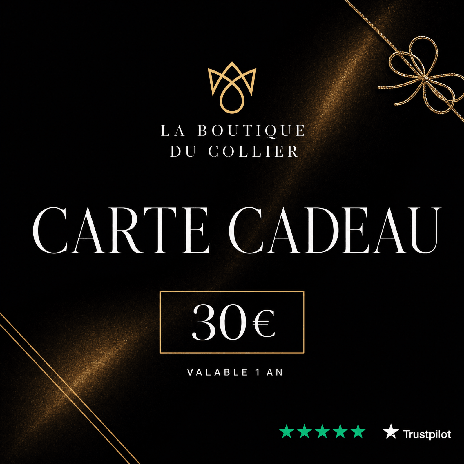 Carte-cadeau La Boutique Du Collier