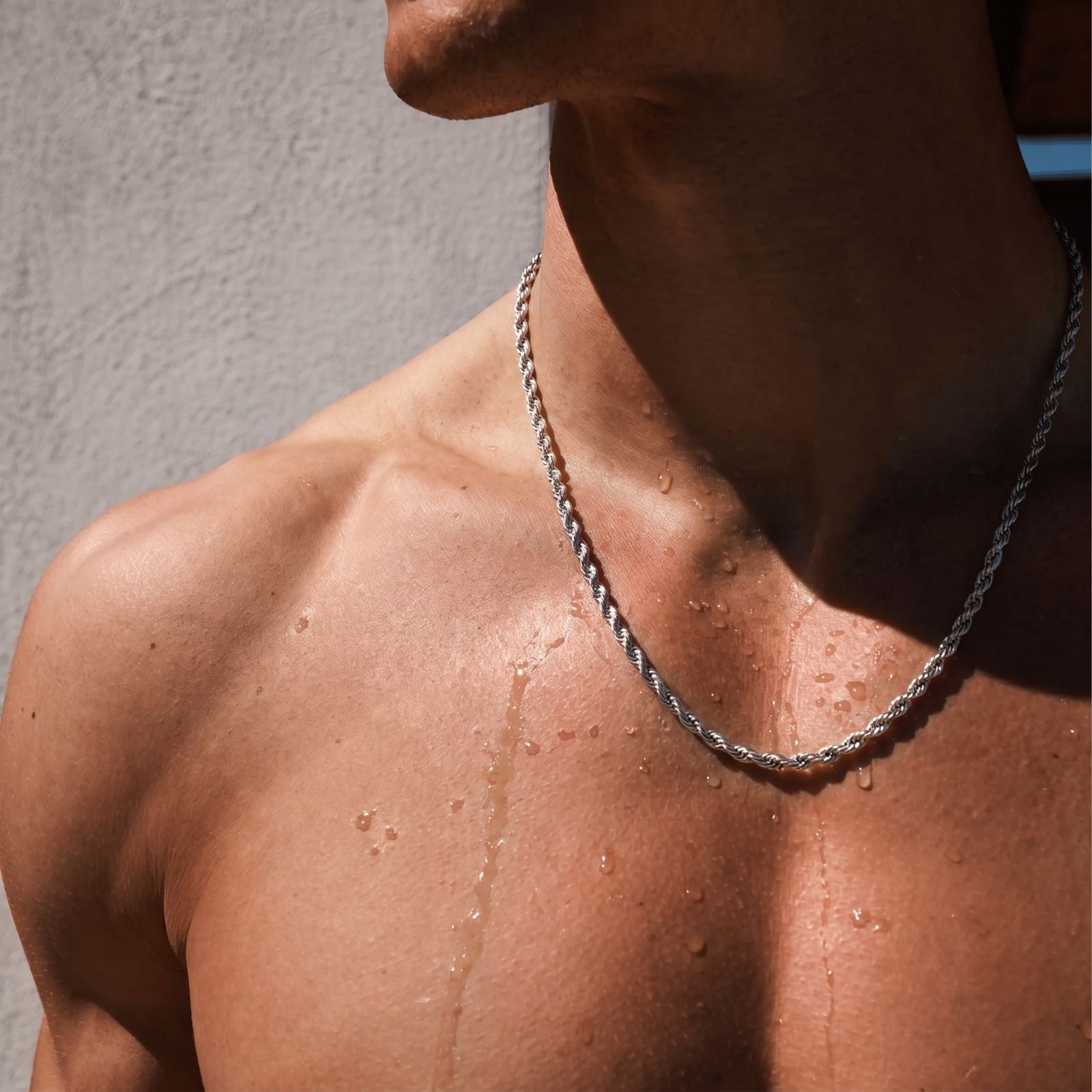 Chaine corde 4 mm en acier inoxydable