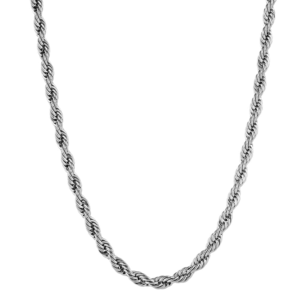 Chaine corde 6 mm en acier inoxydable, modèle Canyon