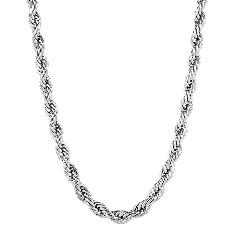 Chaine corde 8 mm en acier inoxydable, modèle Canyon
